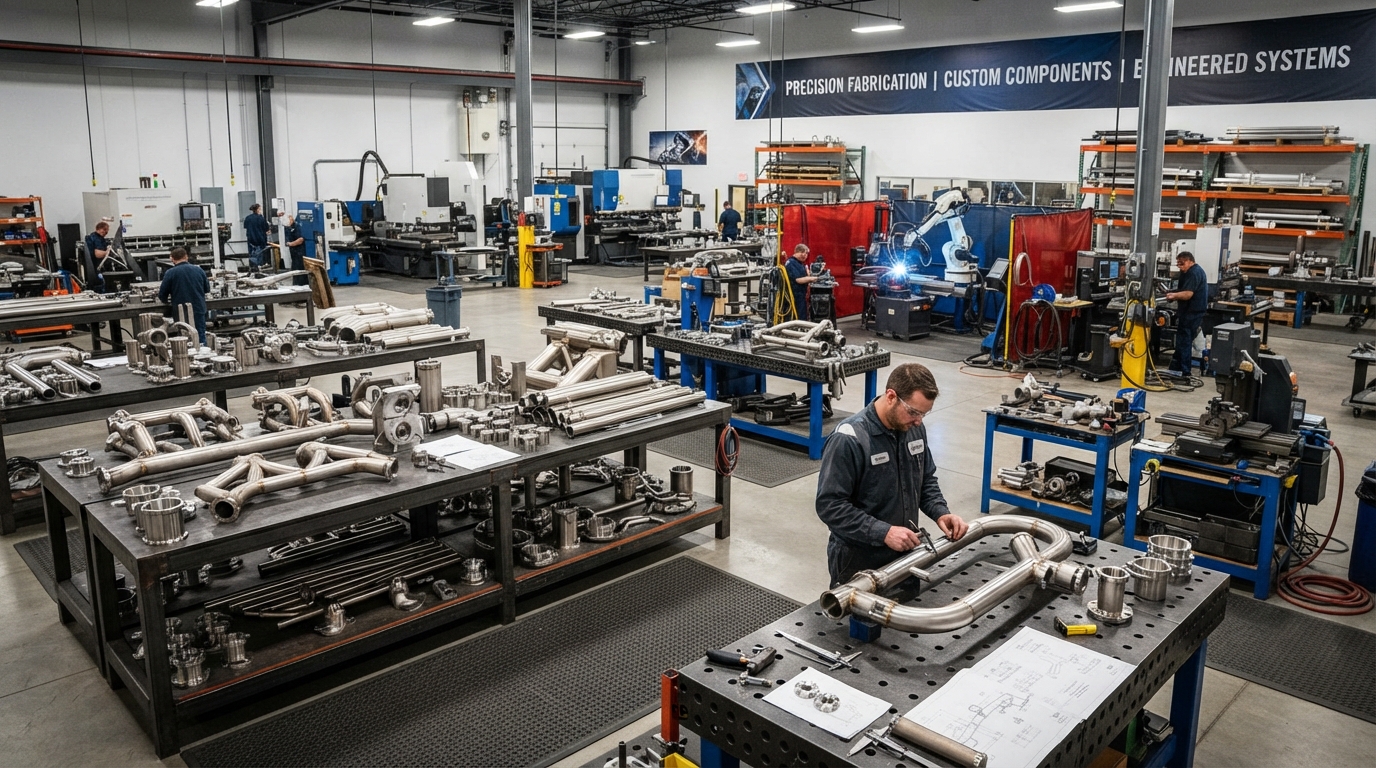 Fabricated metal components and pipes