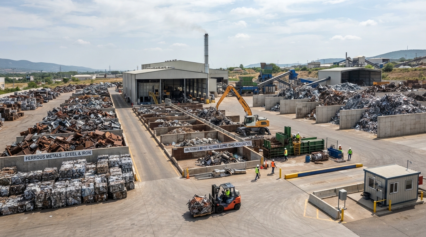 Metal scrap collection and recycling